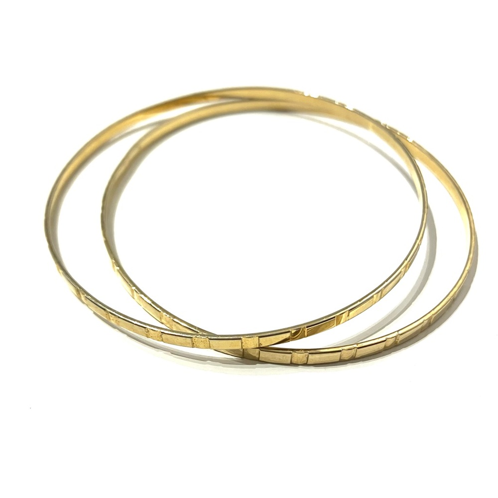 Set of 2 Gold Tone Bangles